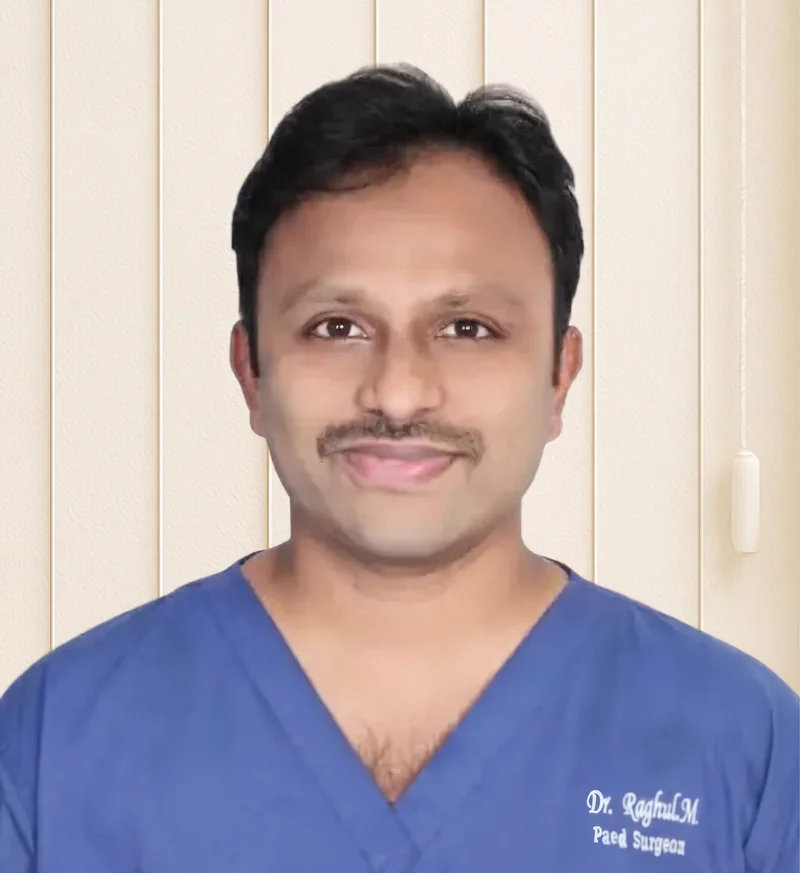 Dr. Raghul M - Senior Consultant Pediatric Surgeon